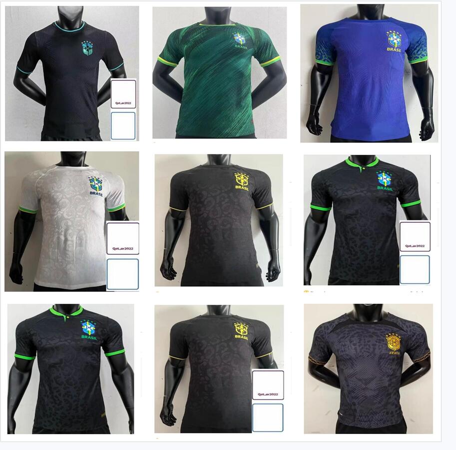 

22 23 BRASIL NERES soccer jerseys Player Version 2022 2023 RAPHINHA CASEMIRO camiseta de futebol BraziLS G.JESUS ANTONY VINI JR. national team football shirt Kits