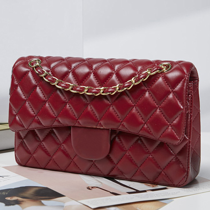 

Large Mini Hot New Thick bag Chain Gold Chain Shoulder Bags Famous Designer Women's Bag Retro Leather Fashion Claic Cross Body Purse Tote top quality