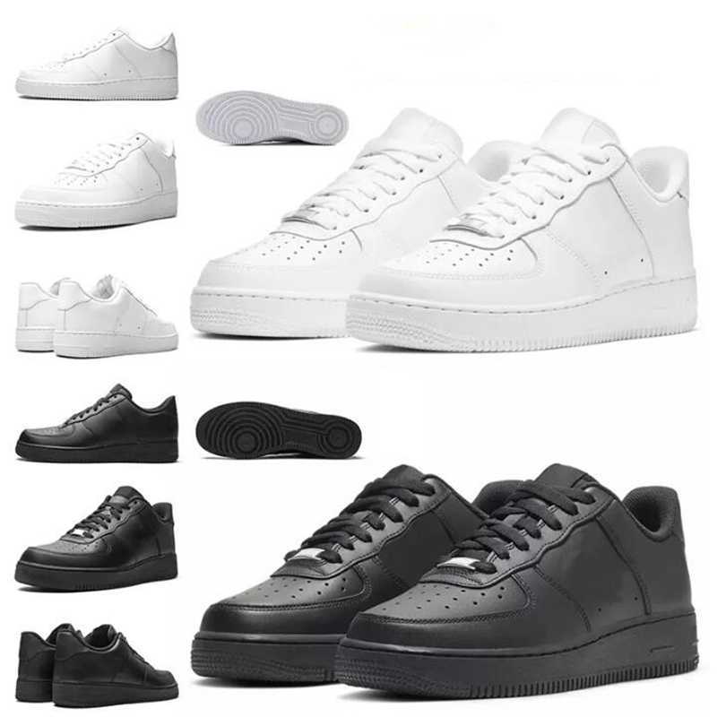 

New 2023 Designer Outdoor FORCES Men Low Skateboard Shoes Discount One 1 07 Knit Euro High Women All White Black Wheat airs Sports Running