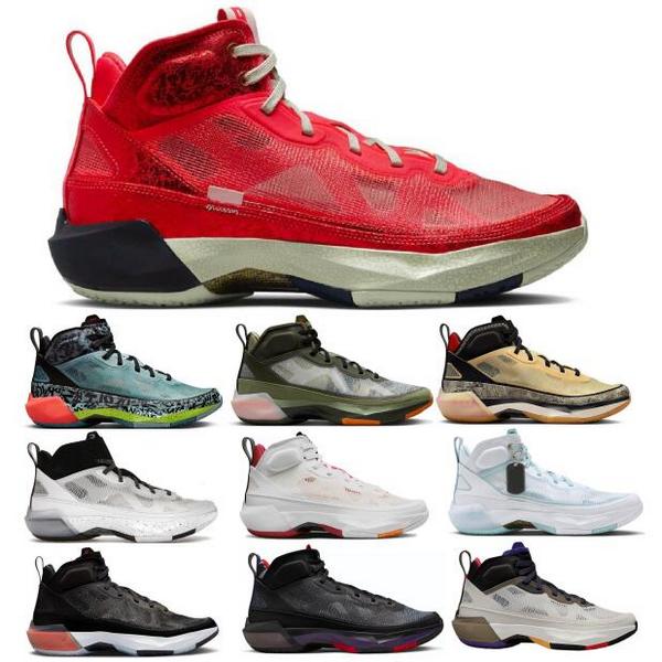 

Jumpman 37 Men Basketball Shoes Rui Hachimura Siren Red Oreo Jayson Tatum Undefeated Hare Black Hot Punch Raptors 37s 2023 Trainers Sneakers, Green