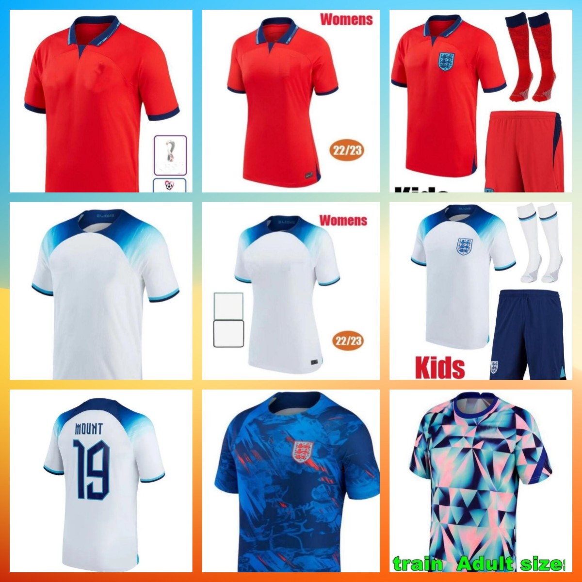 

2022 World Cup MEAD england Newest soccer jerseys KANE STERLING RASHFORD GREALISH MOUNT FODEN SAKA 22 23 national eNGLanDS football shirt men woman kids kit uniform, 13