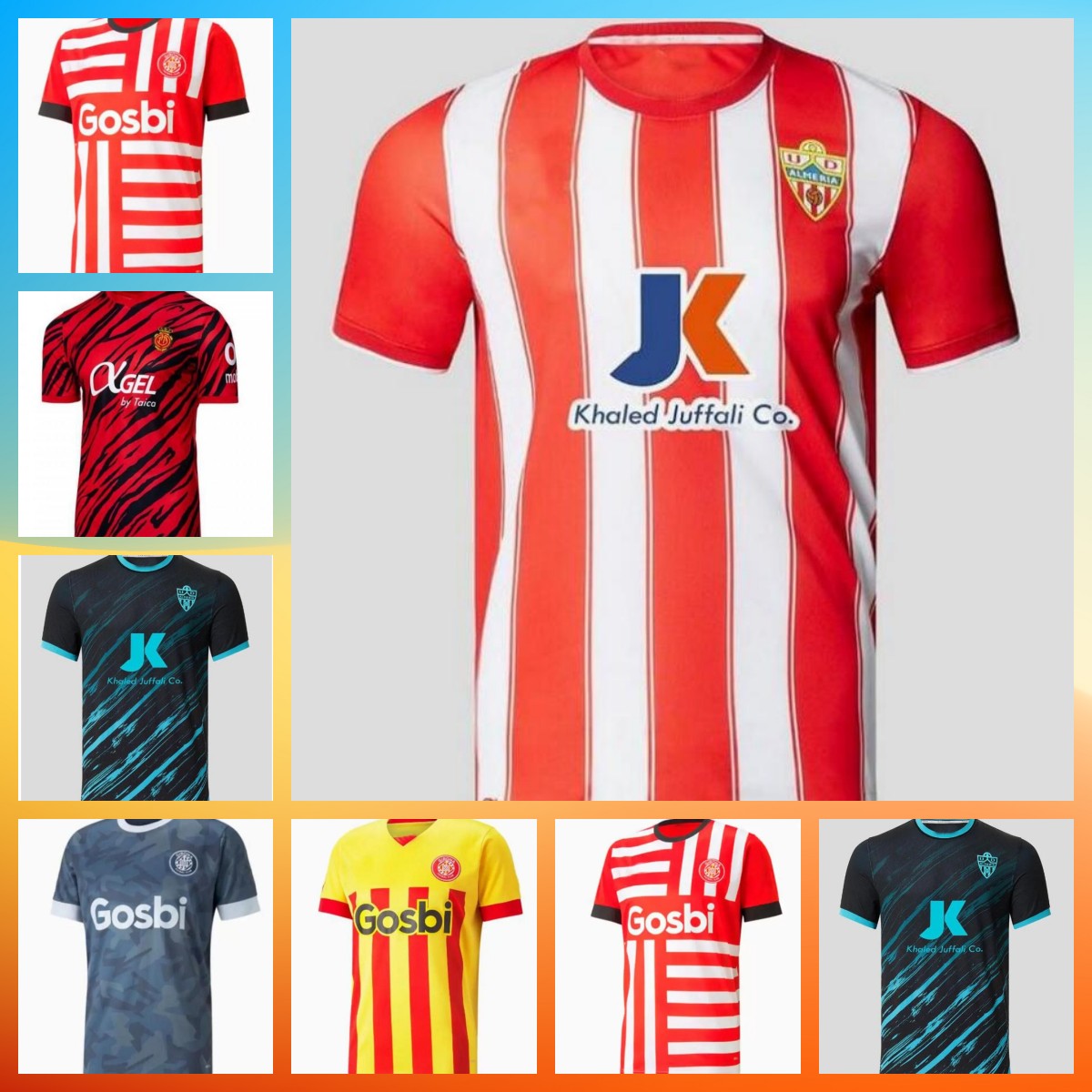 

22 23 UD ALMERIA Home Soccer Jerseys 2022 2023 SADIQ #9 DYEGO SOUSA #11 Away Football Shirt Kit SAMU #30 Maillots De Foot AKIEME #15 JUAN VILLAR #7 Almeria Camiseta Equipacion, Orange