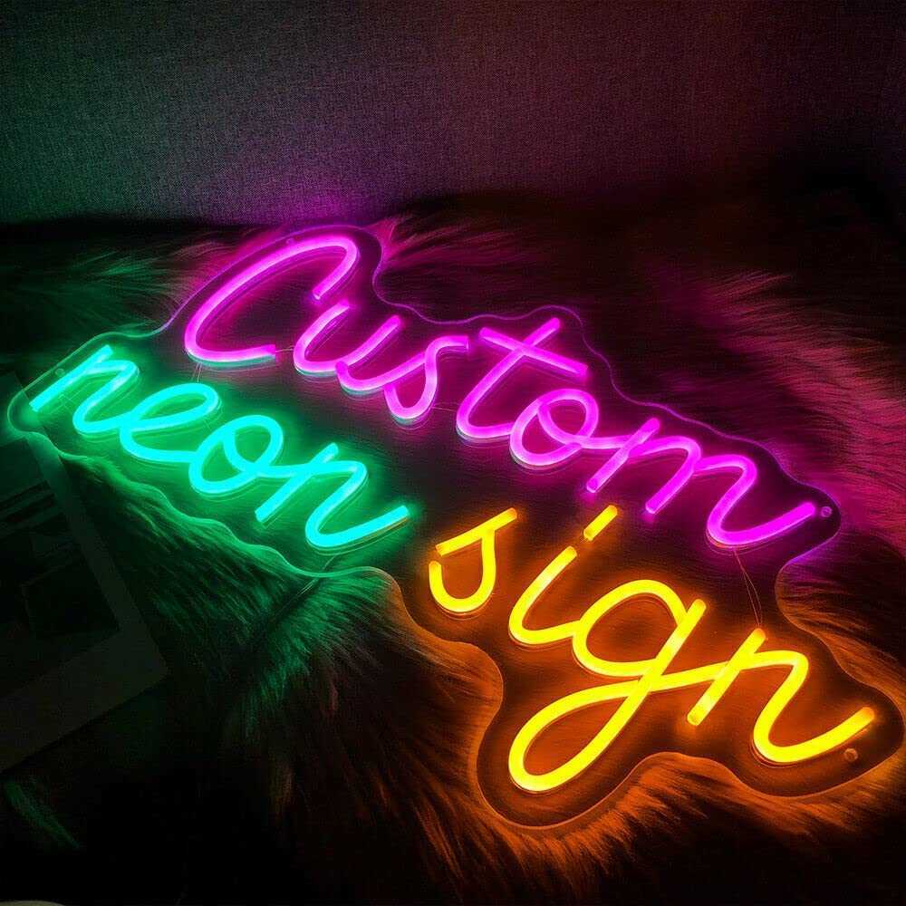 

Night Lights Private Custom Neon Sign Personalized Neon Light for Home Decor LED Neon Light Dimmable for Game Room Man Cave Wall ArtJ230225