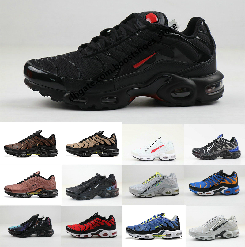 

Original Plus Tn Shoes Designer Fashion Air Men Breathable Quality Heighten Mesh Chaussures Requin Brown Sports Airmaxs Trainers Shoe, 49#