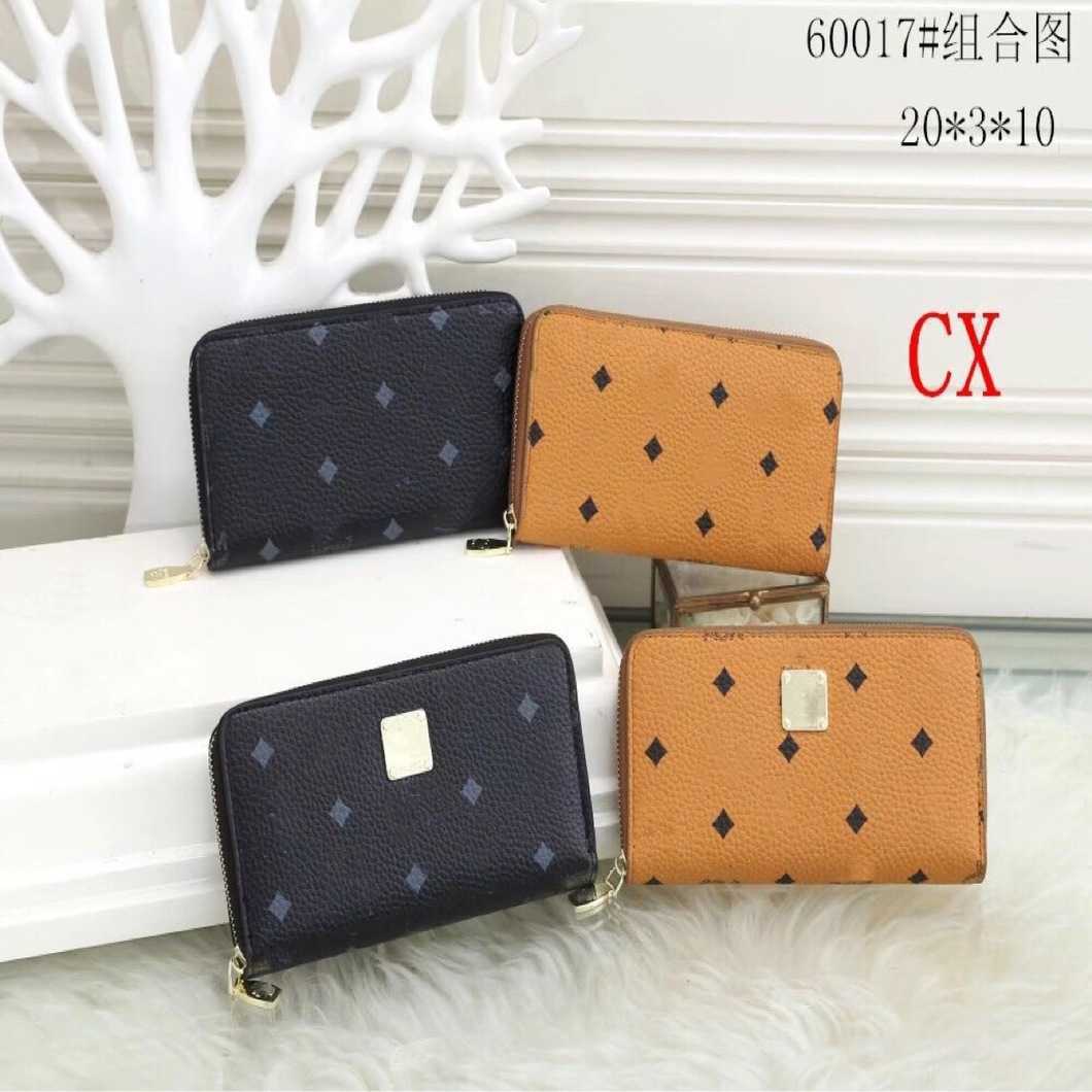 

New fashion bag wholesale market sunflower printed mid length zipper horizontal square WalletHigh, Black