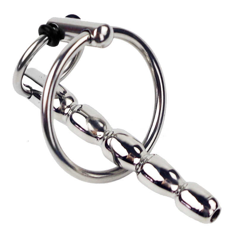 sex toy massager vibrator Stainless Steel Urethral Sounding Catheter Penis Dilator Plug Cock Ring Metal Insertion Rods Sex Toys For Men Bdsm Uret-image-844550726