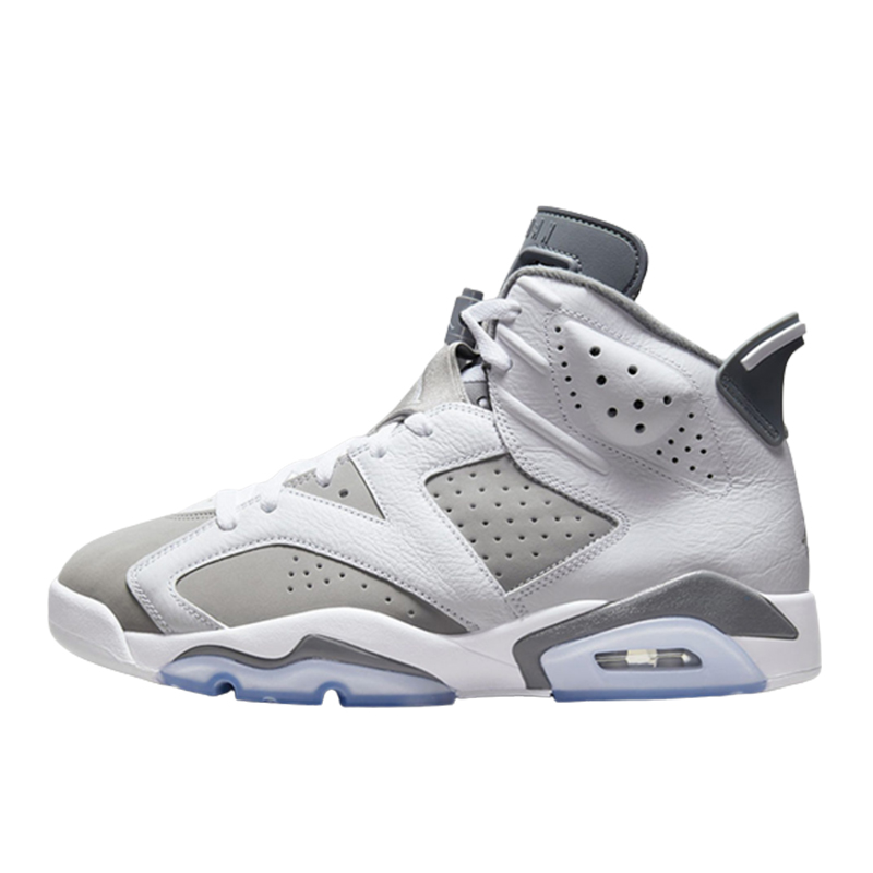 

2023 Air Jordan 6 Cool Grey Authentic Casual Basketball Shoes White/Medium Grey-Cool Grey CT8529-100 Outdoor Women Men Sneakers With Original Box