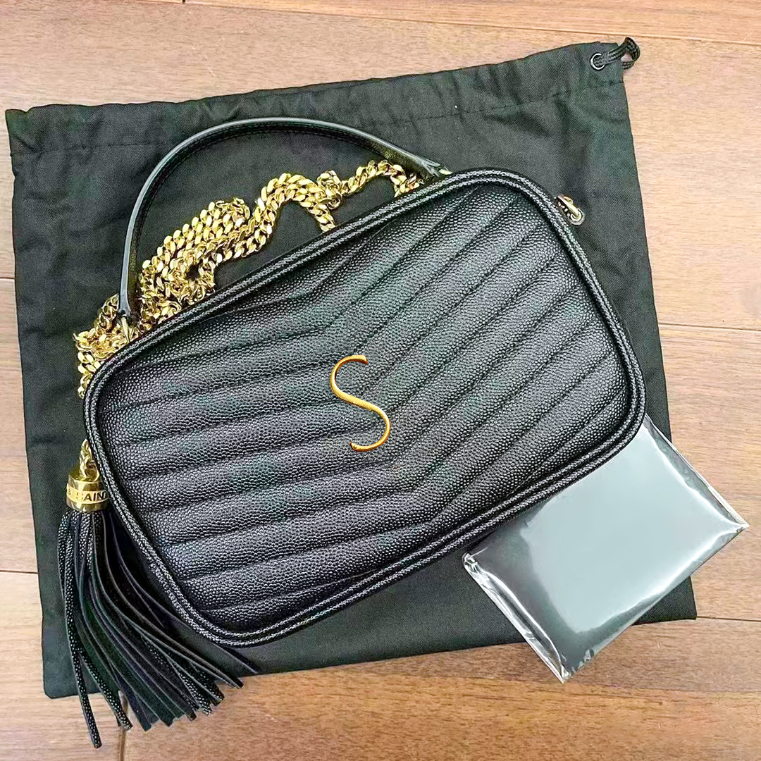 Luxury Designer Bag MINI camera Famous Genuine leather crossbody Bags WOC small Women's LOU men tote fashion Shoulder Gold chain wallet fash