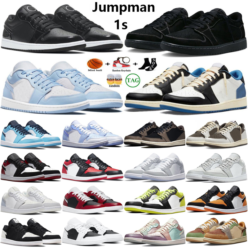 

Jumpman 1 Low OG 1s Mens Basketball Shoes All Star University Blue Black Phantom Ts x Fragment Dark Mocha White Camo Smoke Grey Panda Men Sports Women Sneakers Trainers, 45