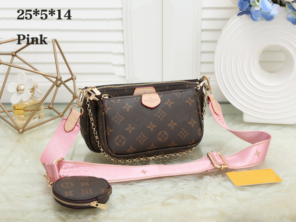 

Totes Designer Luxury Brand Cross Body Bag Classic Brand Splicing PU Letter Buckle Shoulder Bag All-match Commuting Chain Party Armpit Bag, Image color