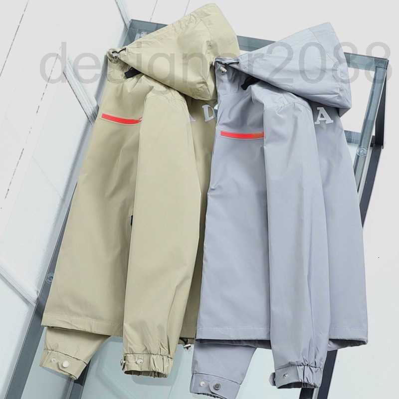 

Men's Jackets Designer Zipper Jacket Men Women Fashion Red Label Letter Hooded Coat Waterproof Windbreaker Cardigan Hoodie Outdoor Sportswear Niuf, Creamy-white
