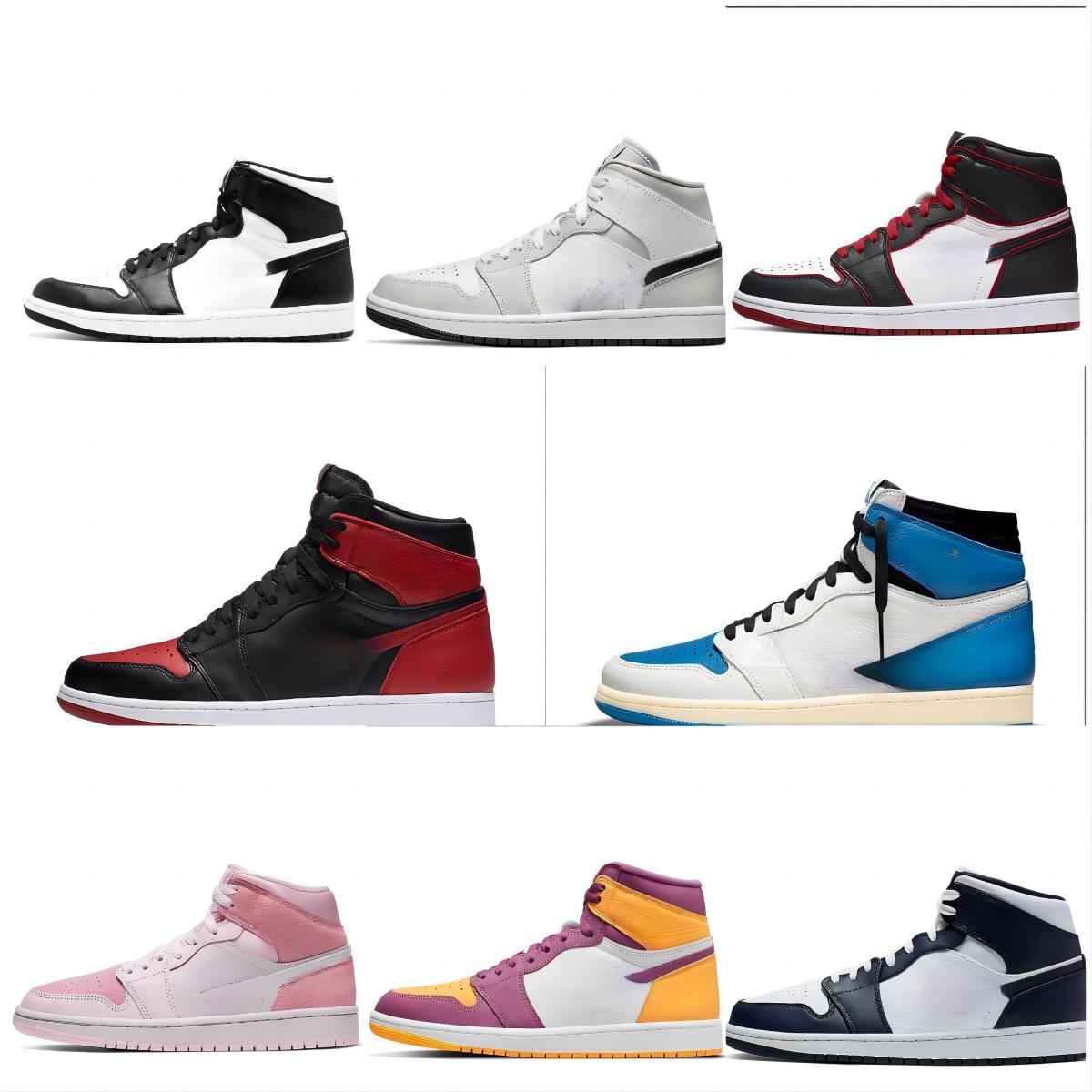 

1 1s mens Basketball Shoes Sneaker Lost Found Gorge Pine Green Bred Patent Dark Mocha Newstalgia Grey Fog StarFish Obsidian Shadow Men Women Trainers Sports Sneakers, A1-34