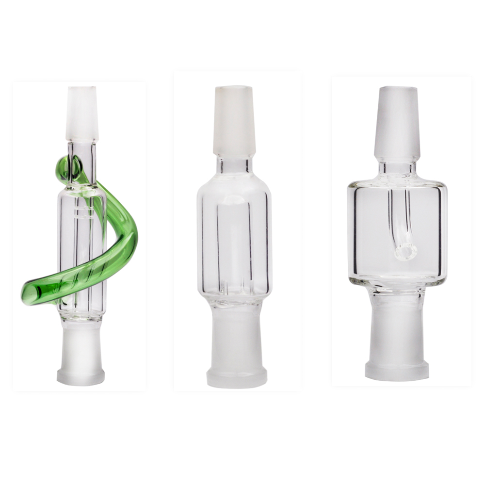 

14mm Female Male pipe Glass Adapter Ash Catcher Water Bong Dab Rig Accessory Different Shapes