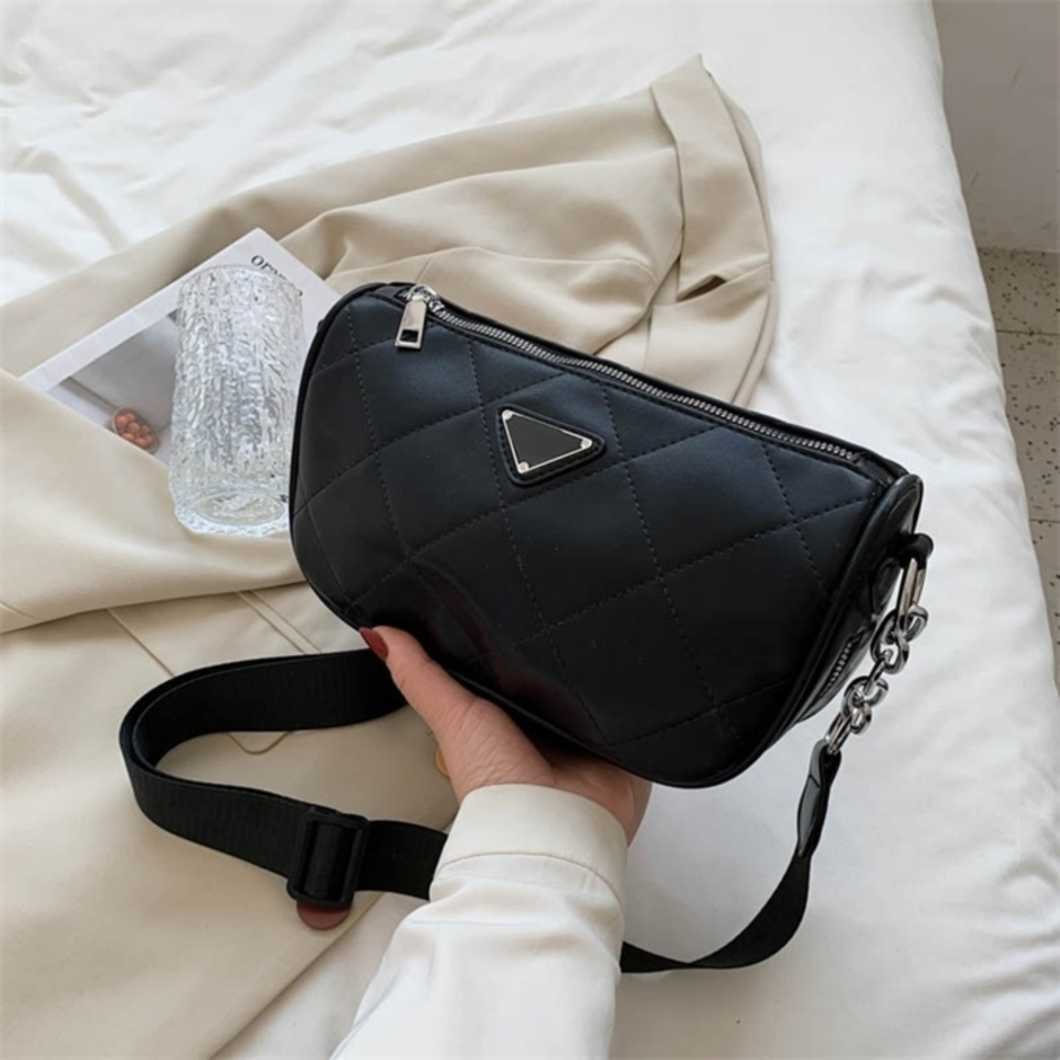 

New fashion bag wholesale market spring and summer simple canvas belt solid color diagonal urban commuting easy to take the trend singleWomen'sHigh, White7