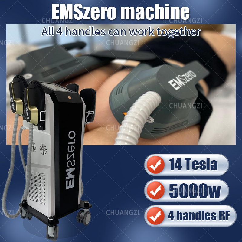 2023 Nouveau look minceur néo dls-emslim rf graisse brûlant l'équipement de beauté 13 Tesla Machine de stimulateur musculaire électromagnétique a