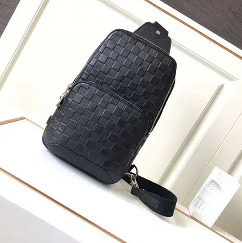 

Shoulder Bags Evening Bags Luxurys Designer AVENUE Shoulder Bags Men Zipper Crossbody Bag Fashion Leather Sporty Travel Outdoor Packs 5 Colors Choose, Black flower