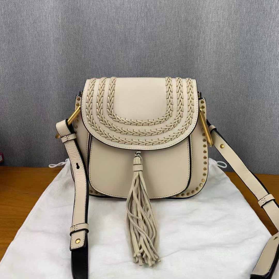 

Advanced Designer Woody vintage tassel bag classic hudson Saddles Bags women's mens cowboy Genuine Leather clutch handbag Detachable shoulder strap Shoulder Bags, Grey