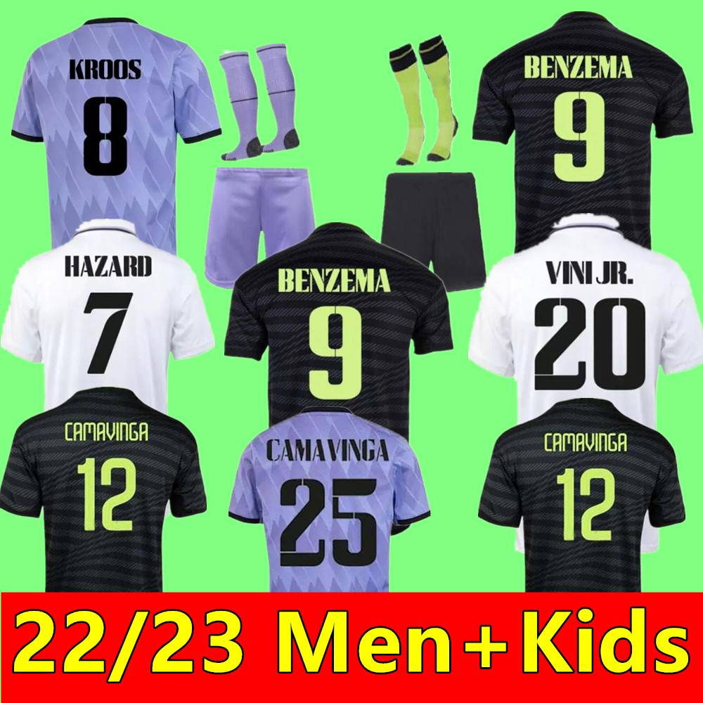

BENZEMA Final soccer jerseys 22 23 24 football shirt VINI JR TCHOUAMENI ASENSIO ALABA MADRIds MODRIC RODRYGO VALVERDE 2023 2024 men kids kit Copa del Rey reAL KROOS, Kids away+socks