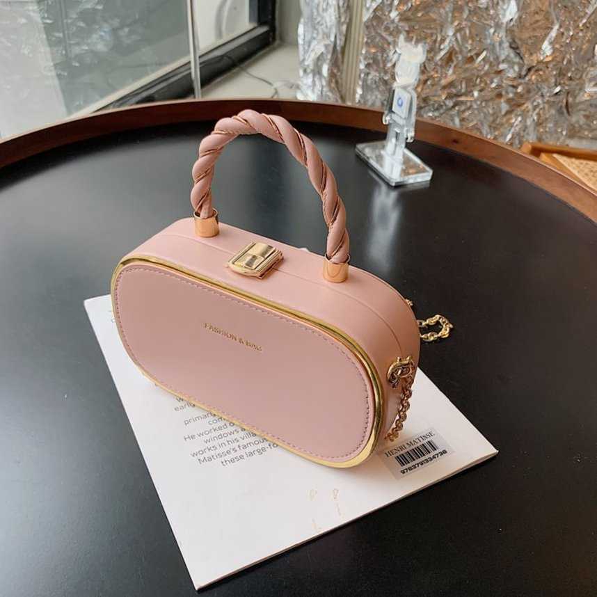 

Luxury Small Female Bags 67%off Fashionable popular women's chain hand simple style shoulder texture messenger bag 2023 Design Crossbody Bags, White8