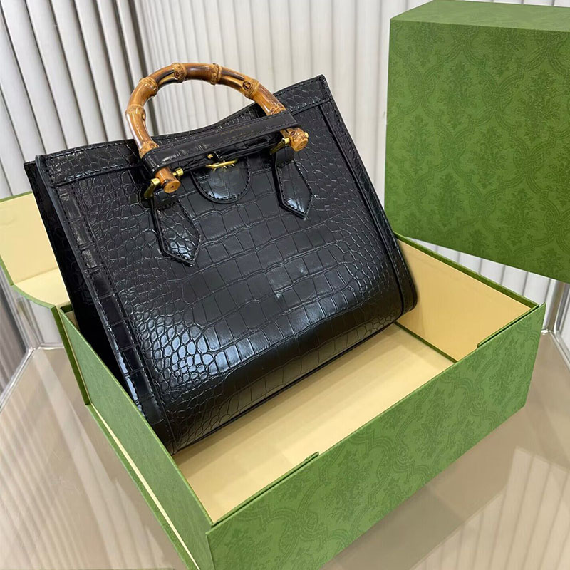 

Designer Luxury DIANA Crocodile Totes Bags Booktote Double Handle Clutch Bags Women The Tote Bag Fashion Fashion Handbags Shoulder Casual Square Handbag, Grey