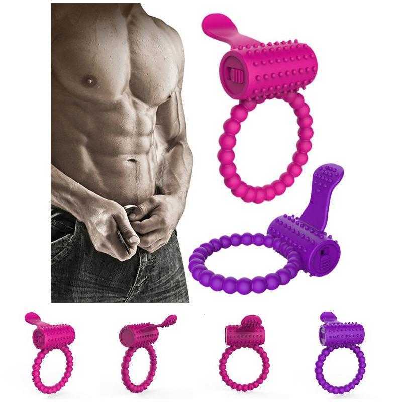 sex toy massager vibrator Men Vibrator Ring Penis Cock Extender Delay Ejaculation Sex Toys Strong Adult Erotic Toy Couples Vibrating Stimulator-image-844488162