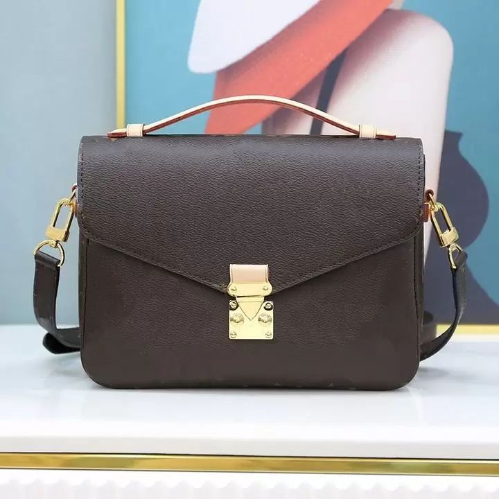 

High Quality Bag Handbag women Sale Discount Genuine leather match pattern Date code Serial number Shoulder damier letters plaid 011, Embossing red