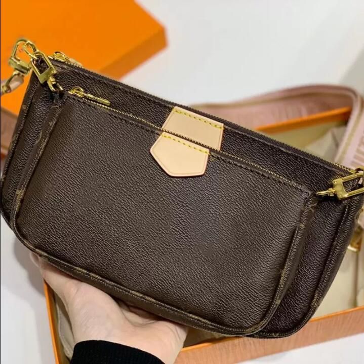 

Handbag Shoulder Bags Luxury Classic Fashion Brand Designs Women Top quality Cowhide Triad Mahjong Package Hobo Purse come tote, Brown