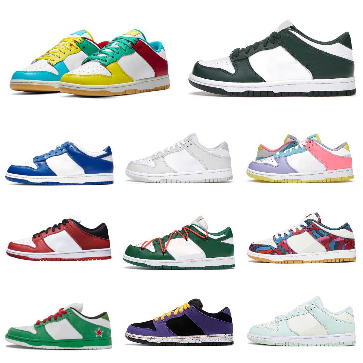 

2023 Top Quality SB Running Shoes Men Women White Black Parra Zebra Laser Blue Lot 35 SB Sean Cliver Pine UNC Michigan Lagoon Pulse Kentucky Argon Trainers Sneakers, Please contact us