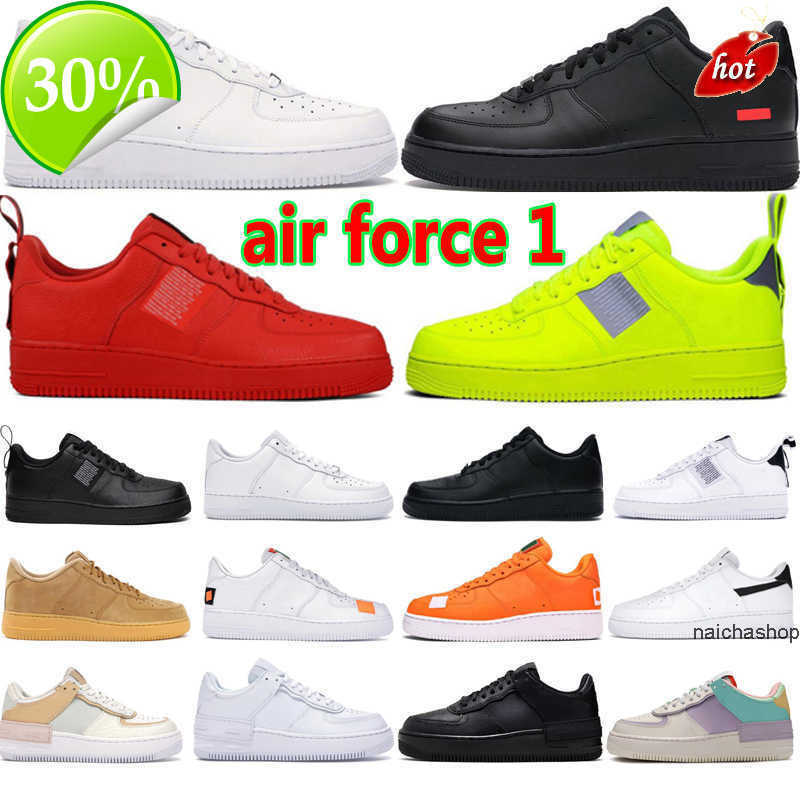 

1 air''force af1s Shadow men women running shoes Valentines Day Pastel Triple White Utility Black Pale Ivory Wheat Pistachio Frost Spruce, #2 triple black
