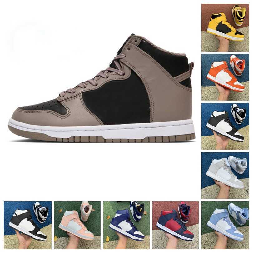 

OG Dunks High Casual Shoes Mens Women Dunksb Panda Black White Red Vast Grey UNC Pink Prime Syracuse Midnight Navy Varsity Purple Maize Cargo Khaki Designer Sneakers, T031