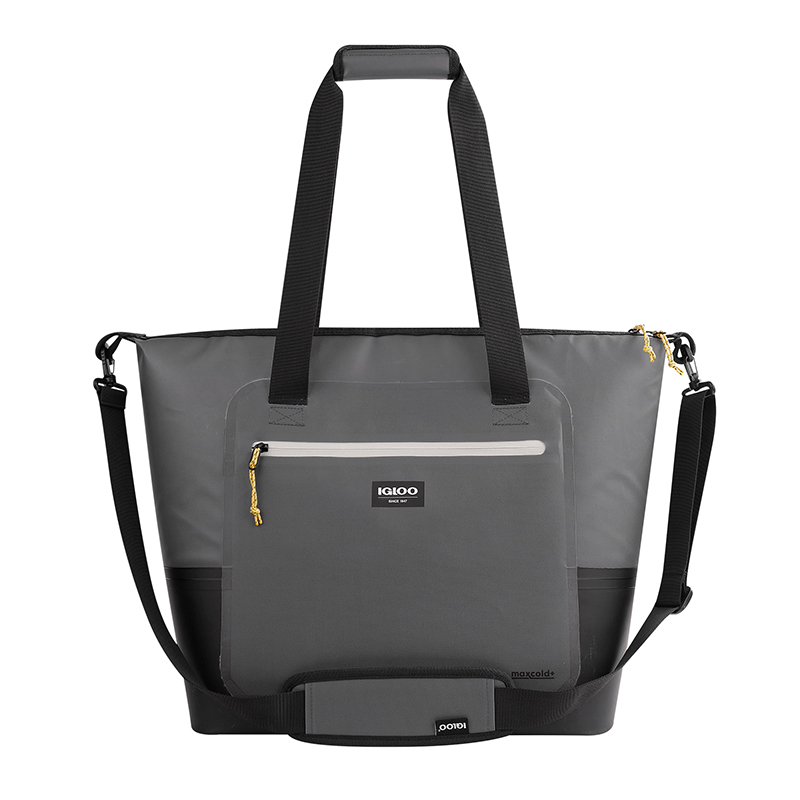 

Igloo 28 Can Overland Tote Soft Sided Cooler Gray compass