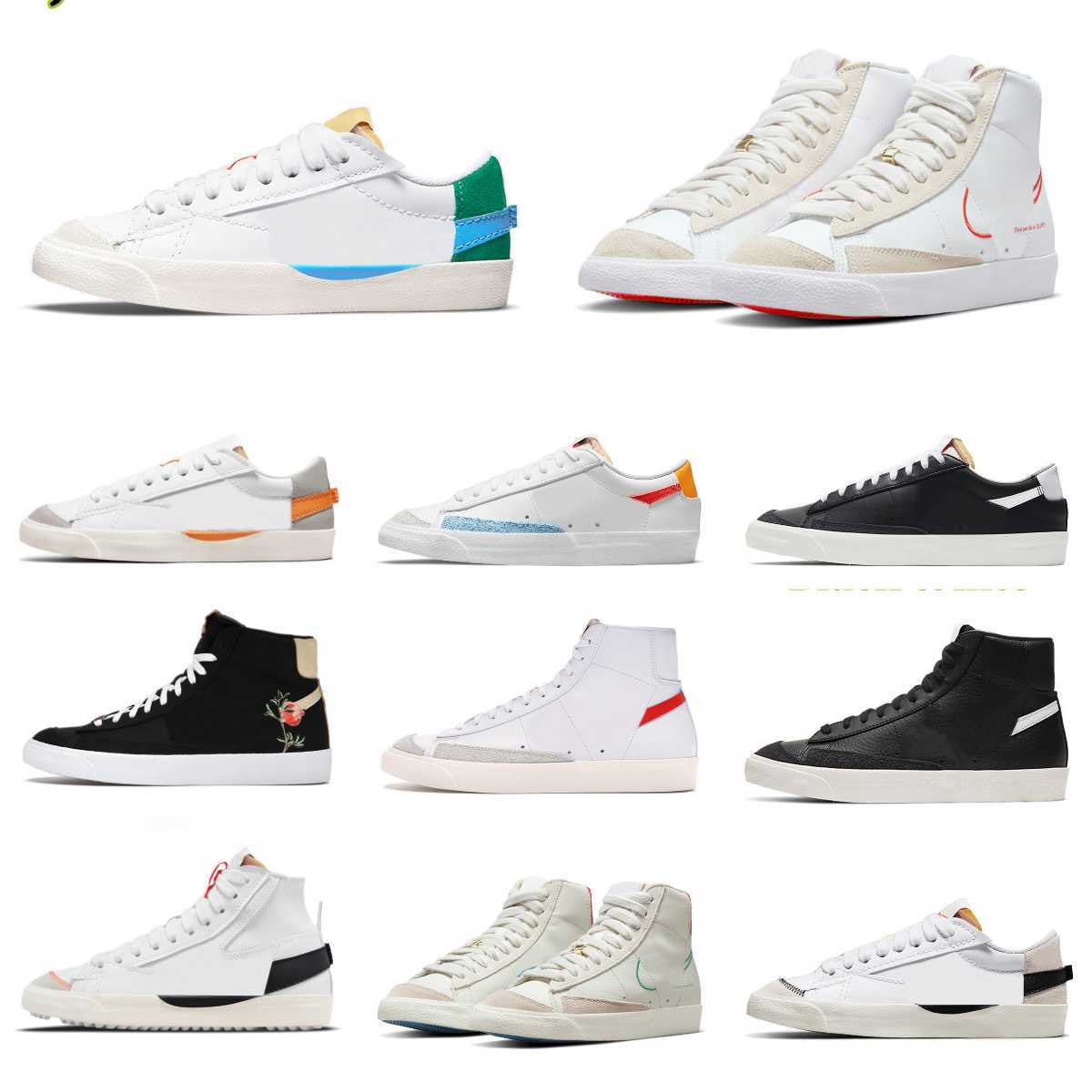 

2022 Blazer Mid 77 Vintage Jumbo Casual Shoes Mens Women Green Summit Arctic Punch Sail Gum Blazers OG Black White Red Indigo Pine Trainers Designer Platform Sneakers, Please contact us