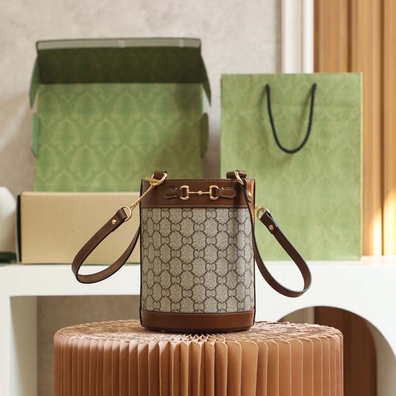 

Lady fashion designer bag bucket bags for women handbags luxury bags shoulder Crossbody Bag Purse Handbag Wallet Belt Messenger Tote leather, Brown