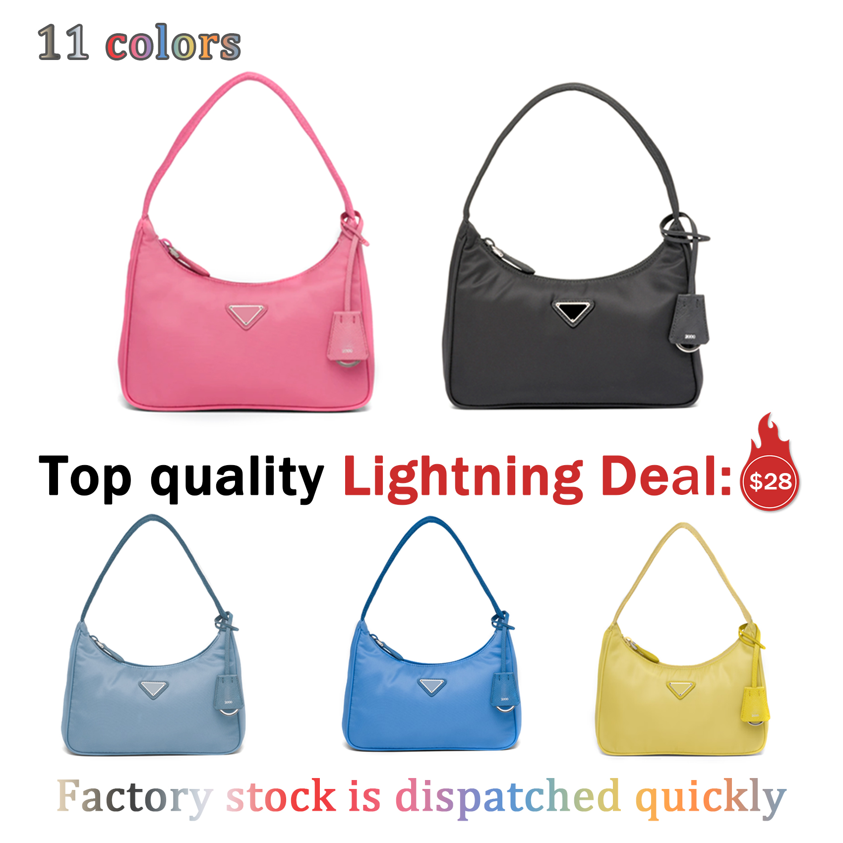 

fashion Re-Edition 2005-2000 handbags crossbody bags womens travel nylon bag hobo purse Sale 3 piece leather cleo handbag mans shoulder wholesale 7A high quality tote, 1-khaki