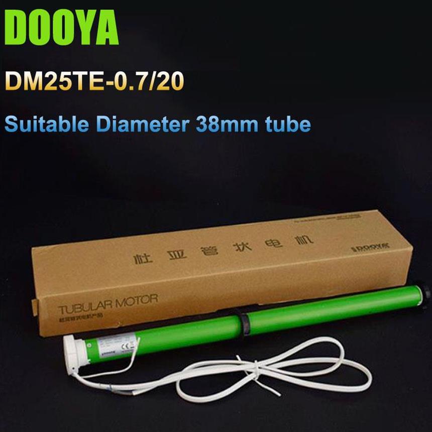 

100-240V Original DOOYA DM25TE Tubular Motor With Install Brackets Suitable Diameter 38mm Tube For Roller Blind Zebra Blinds Smart262x
