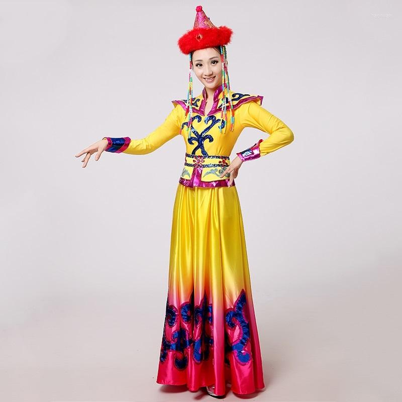 

Stage Wear Hmong Clothes Design Women Chinese Traditional Folk Dance Costumes Ethnic Festival Outfit TA1300, Picture shown