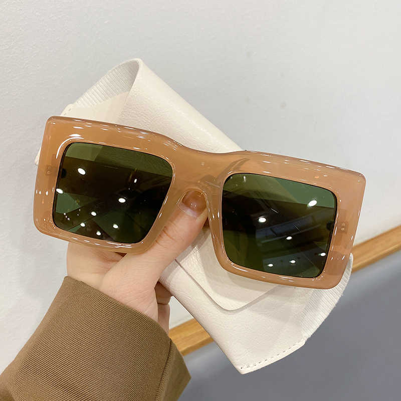 

Sunglasses KAMMPT Vintage Oversize Square Sunglasses Women 2022 New Trending Female Fashion Sun Glasses Luxury Brand Design Lady Eyewear G230225