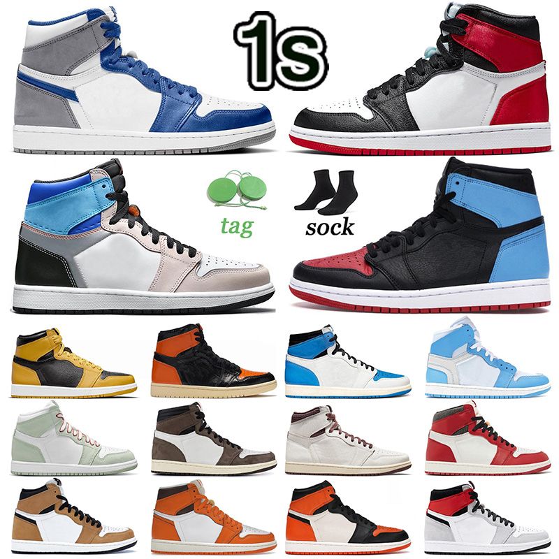 

Designer basketball shoes 1s Jumpman 1 men women sneakers High OG Prototype High Art Basel Sail NC to Chi Leather Hihg OG True Blue outdoor trainers, H74 36-46 high 85 neutral grey