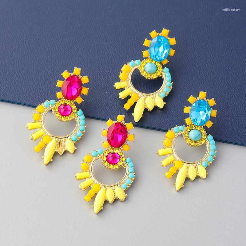 

Dangle Earrings & Chandelier Pauli Manfi Fashion Metal Acrylic Resin Geometric Women's Creative Party AccessoriesDangle Mill22