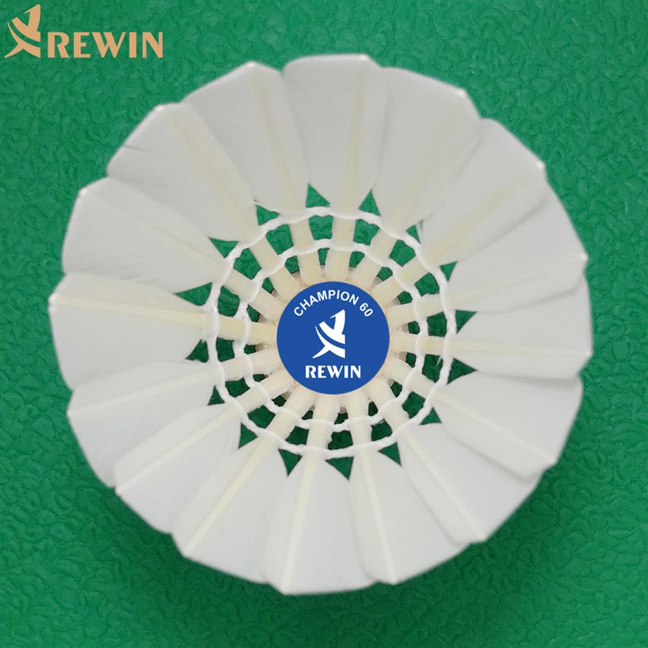 

AS01 AEROPLANE Champion 60 Tournament Grade Goose Feather Badminton Shuttlecock265H