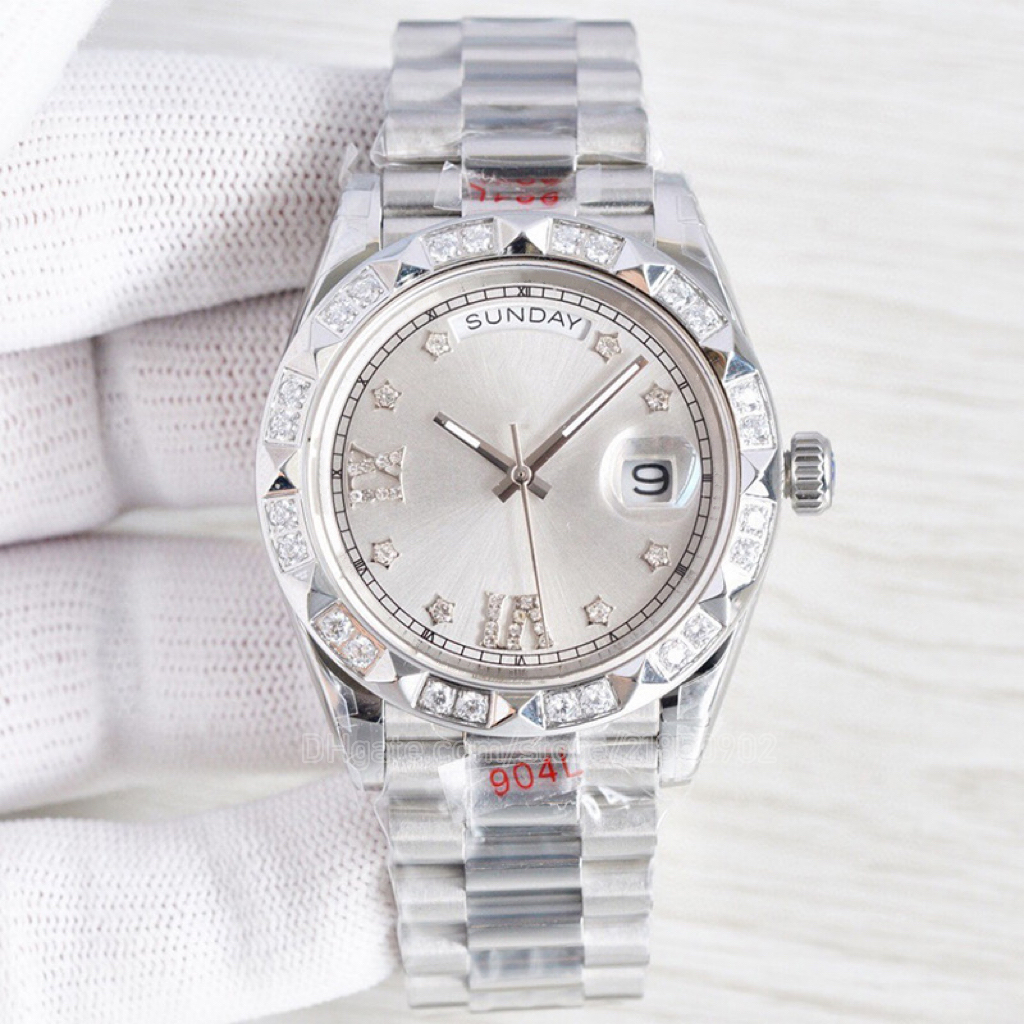 

Women female watches lady yellow gold watch for automatic mechanical wristwatch 41mm lady's wristwatch datejust full gold case bezel automatic movement sapphire, Color 1