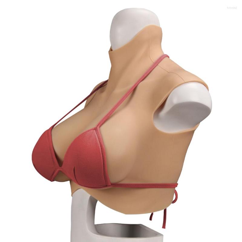 

Women's Shapers Oversize Crossdresser Realistic Fake Boobs C-H Cup Oil Free Silicone Breast Forms Men's Boys Cosplay Shemale, Color 1