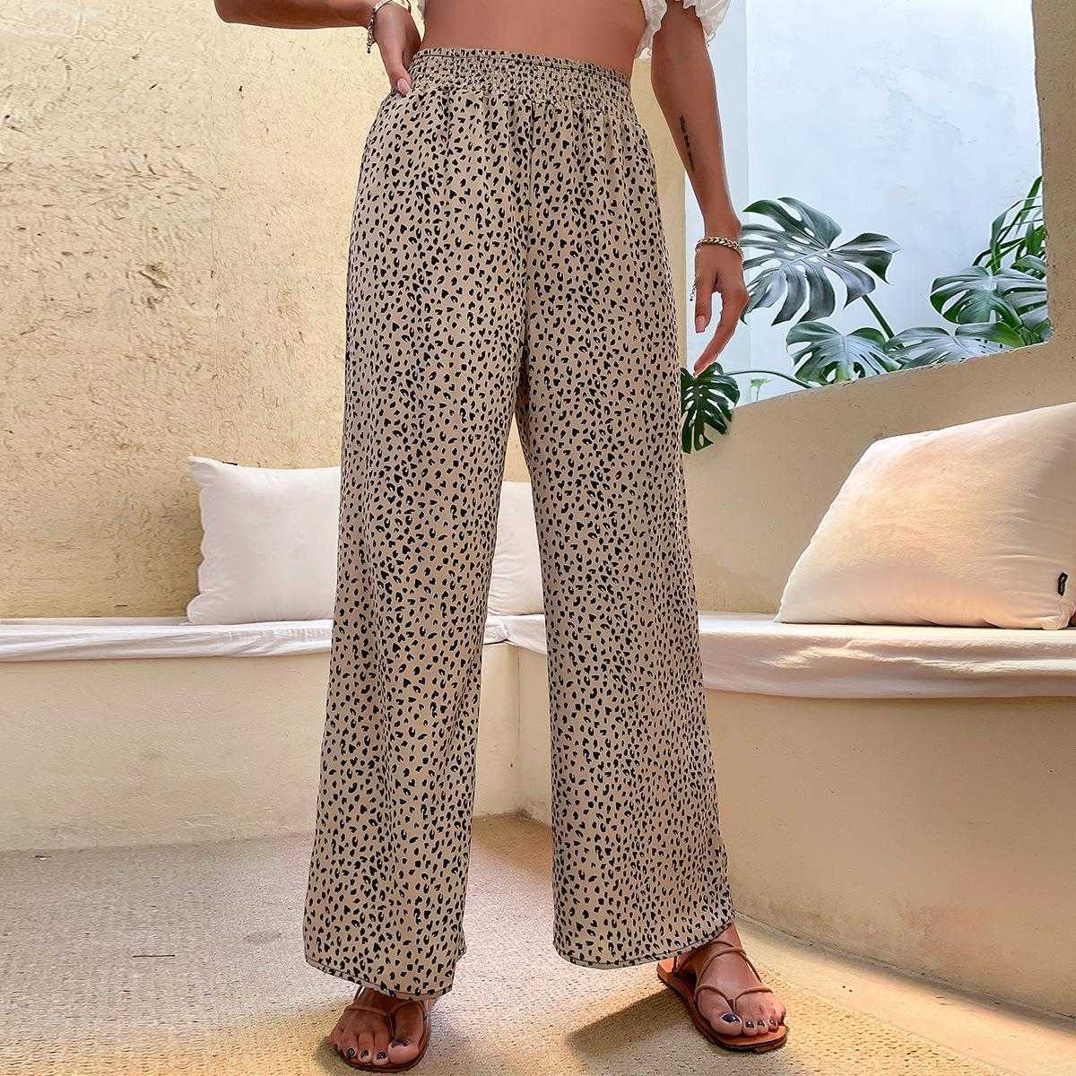 

Fashion Womens Clothing Vacation Pant Style Black Casual Wide Leg Cropped Pants