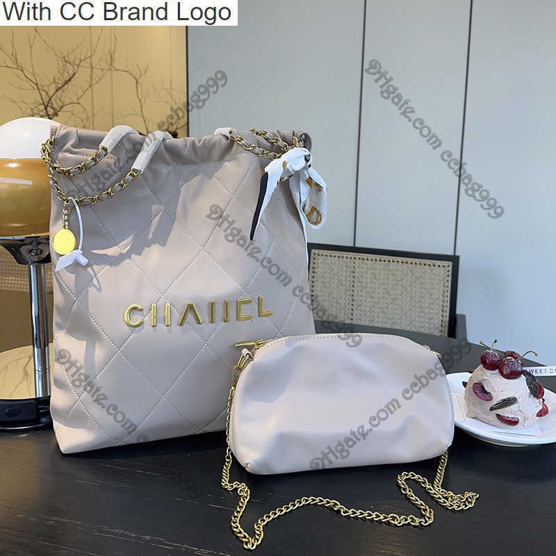 

CC Brand Shopping Bags Large Capacity Shopping 22 Bags Beige White Black Quilted Diamond Multi Pochette Coin Purses Gold Hardware Genuine Leather Shoulder Outdo