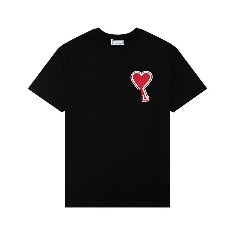 T-shirt de designer pour hommes Cotton Blend Round ganni tie dye shirts polos t-shirts blancs classiques col brodé et imprimé style polaire vêtem
