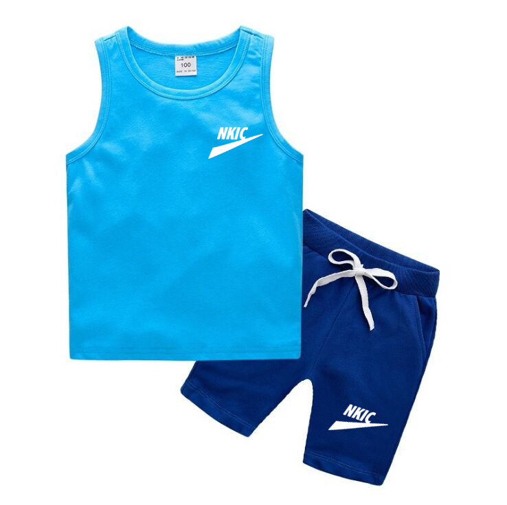 

New fashion Toddler Boy Summer Clothes Short Sleeve Set Tracksuits Sport Clothing For Kids Boys Outfits, Green