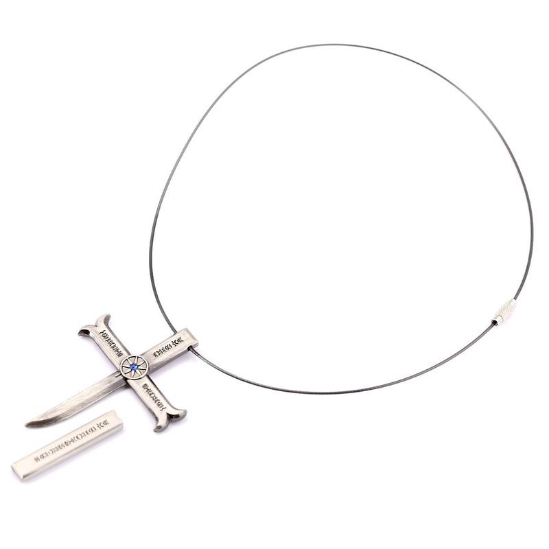 

Pendant Necklaces Japanese Anime ONE PIECE Accessorie Figue Dracule Mihawk Alloy Leather Rope Chain For Men Women Wholesale
