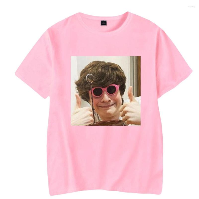 

Men's T Shirts Tubbo Summer Letter Pattern Printing T-shirt Short-sleeved Casual All-match Neutral T-shirts Tops, Black