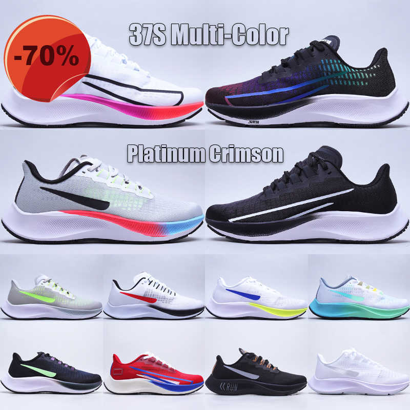 

Sandals TOP Pegasus37 TOP Men Women Sneakers 37s Be True Pale Ivory Triple Black Pure Platium Metallic Silver Sports Shoes size 36-45, #04 betrue