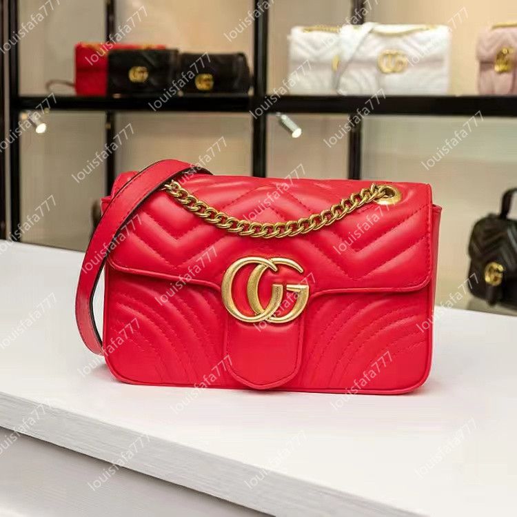 

Cute Luxury Designer Marmont Bags Messenger Handbag With Diamond Lattice ripple Buttons Cross body Fashion bags 2021 New Shoulder Women Bag, No bag